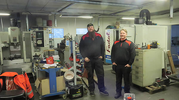 Mikko and his machinist Seppo are working with very typical machines, including two vertical machining centers.