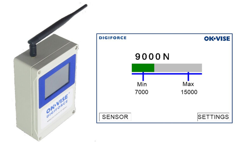 Digiforce display unit for workholding.