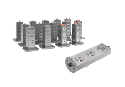 Tooling blocks and platforms for machining.