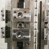 Clamp with serrated jaws