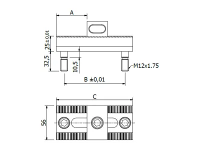 RL Adjustable Stop dimension