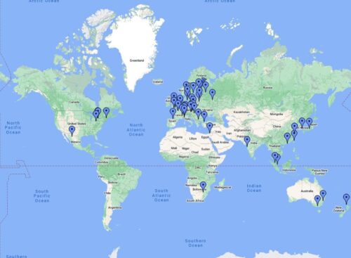 world map.