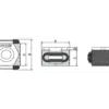 OK-VISE low-profile clamps dimension serrated