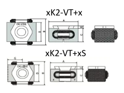 Low-Profile clamps machinable dimensions