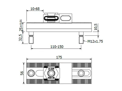 RL Single Directional Clamp flexible dimensions