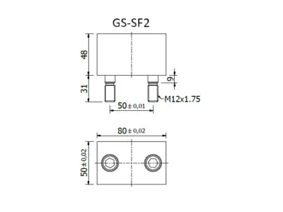 RL fixed stopper rectancular dimension