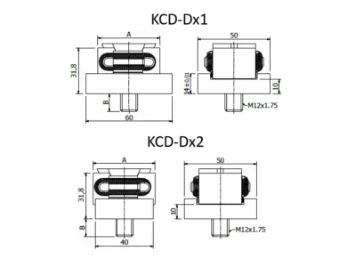 Dual directional blank system clamp dimension