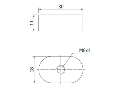 Side guide magnet dimensions