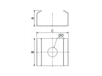 Clamp protection plate dimension
