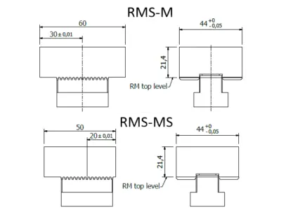 RM machinabl stop module dimension