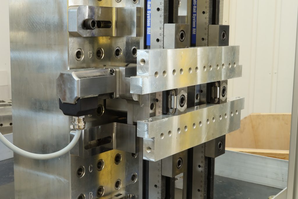 Electrical clamping in a tooling column.