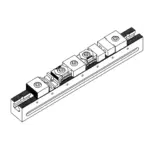 SRM-143DRT Multi-Rail RM fixturing set