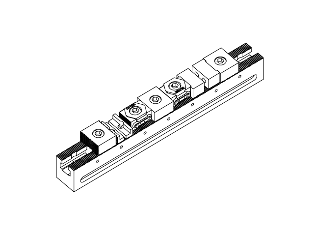 SRM-143DRT Multi-Rail RM fixturing set