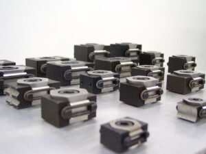 workholding clamps with different jaws.