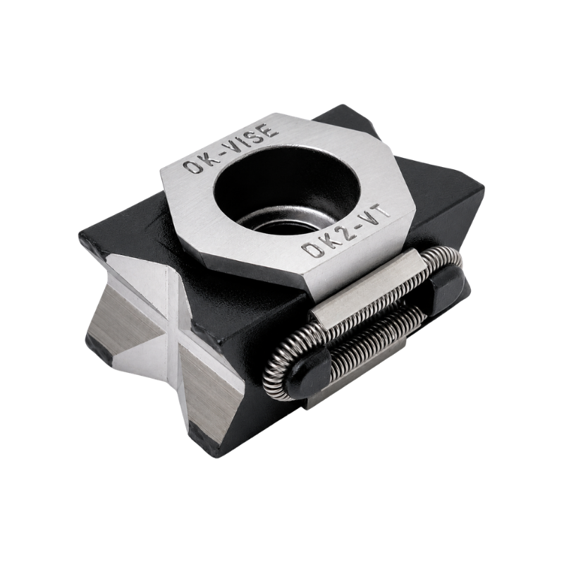 workholding clamp for round diameters.