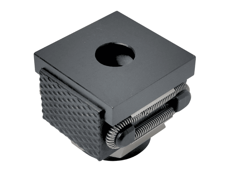 Pull down workholding clamp.