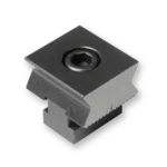 Horizontal v stop module for modular rail system.