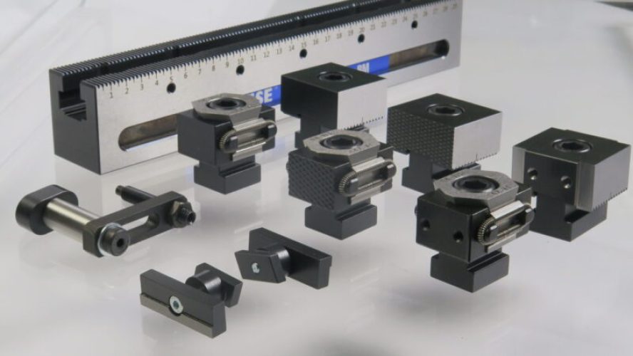 Multi-Rail RM Components for modular workholding system.