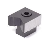 Stop module for modular multi rail rm workholding system.